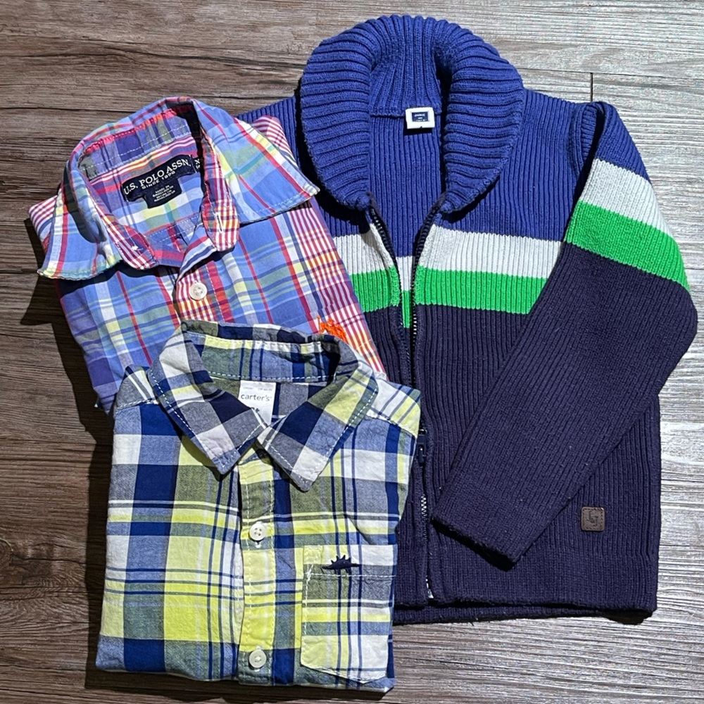 Bundle of Boys 3t-4t Tops